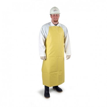 Industrial Grade Material for Ultimate Protection NANOOER Heavy Duty Vinyl Waterproof Apron Durable Ultra Lightweight Extra Long Black