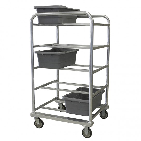 502015 Heavy Duty Aluminum Tote Cart (10 Tote Capacity)