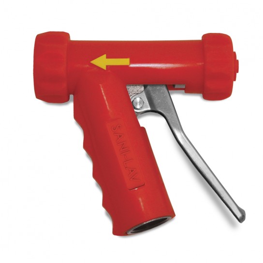 SPRAY NOZZLE, RED ALUM 3/4" GHT INLET 150PSI