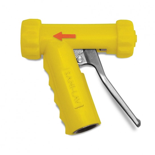 SS SPRAY NOZZLE, YELLOW 3/4" GHT INLET 150PSI
