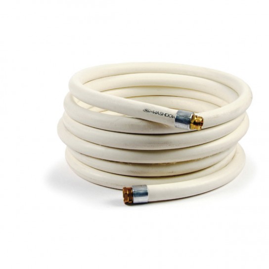 509010 509011 White Non Marking Hot Water Hoses, 3/4" and either 25-ft. or 50-ft. Length