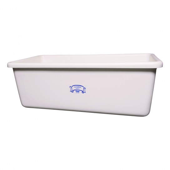Transport Storage Tub With and Without Drain - White