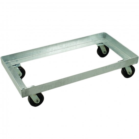 Narrow - Low Level Steel Undercarriage - Galvanized - for Dump and Storage Tubs