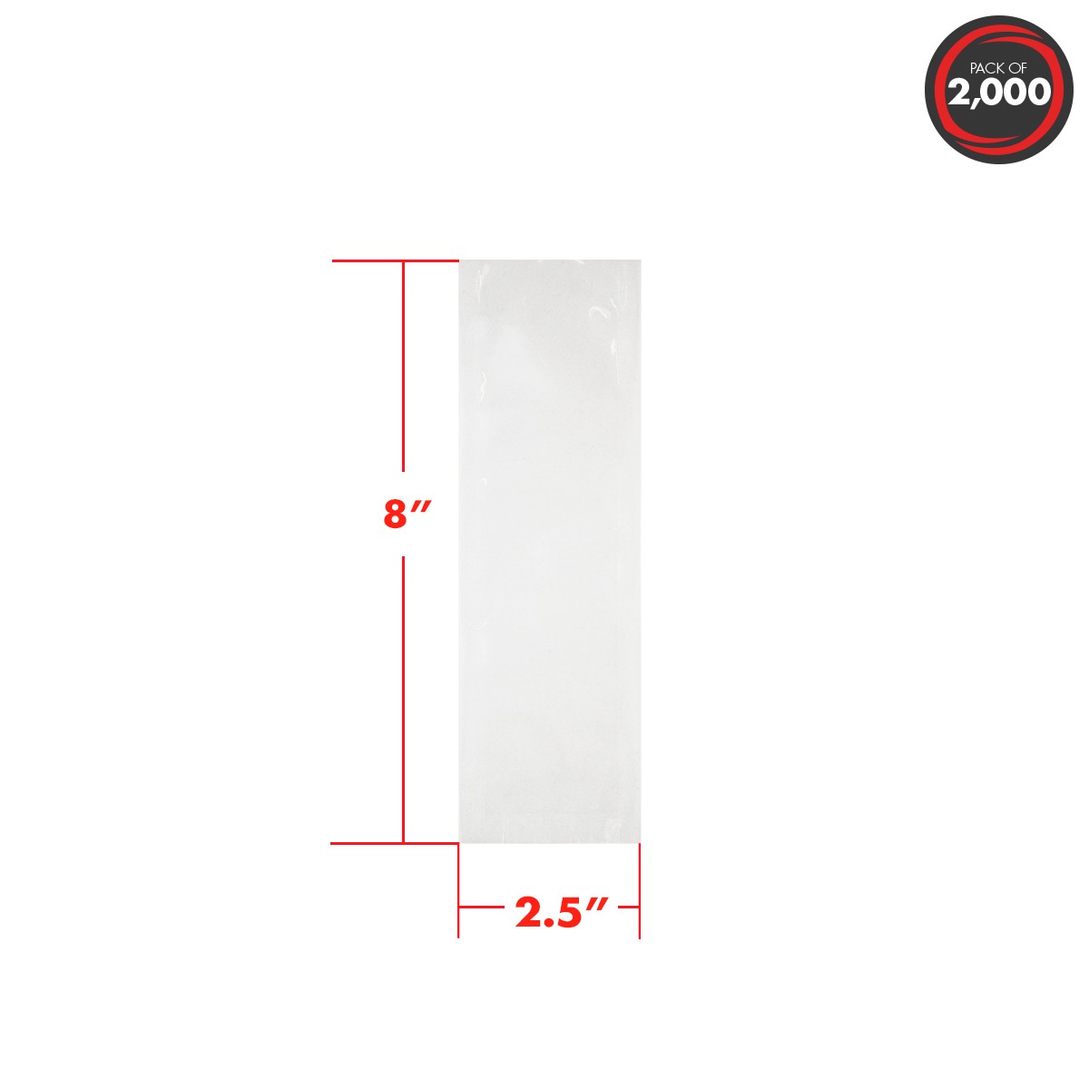 8 x 12 FlairPak 300 Chamber Vacuum Seal Pouches (3 Mil) - Case of 1000