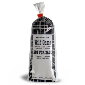 4.5 x 10 (Wild Game Printed Meat/Chub Bag (NFS) - 1 lb., 1,000 per case)