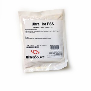 Ultra Hot Pork Sausage (24 / 8 oz. bags per case)