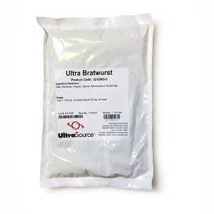 Ultra Award Winning Bratwurst (24 / 18 oz. bags per case)