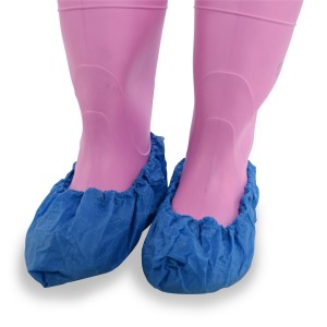 Disposable HDPE Cross Linked Shoe Covers