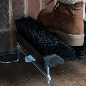 Replacement Boot and Shoe Brushes, 10" length, in Blue, Black or Brown