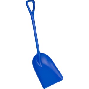 Plastic Shovels - Heavy Duty Shovels in Red, White, Blue, Yellow, Green  or Black - 14" or 17" Blade Height