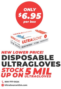 Nitrile UltraGloves only $6.95 per box